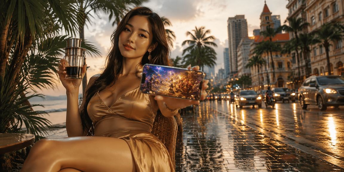 Người dùng VIP tại TP. Hồ Chí Minh thư giãn với cà phê và trải nghiệm bonus casino trực tuyến
